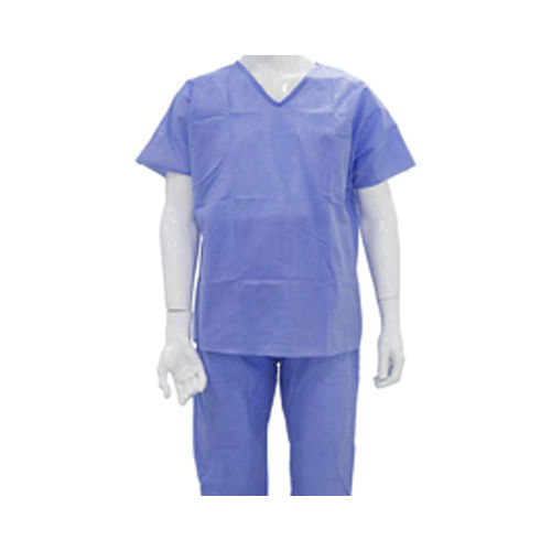 Unisex scrub uniform - Anqing Kangmingna Packaging - blue