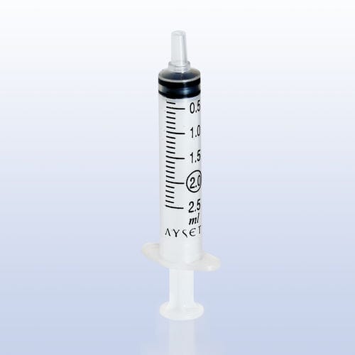 Hypodermic syringe - 3P - AYSET TIBBI ÜRÜNLER VE PLASTIK TEKSTIL ELEKTRONIK GIDA TEMIZLIK MADDELERI SAN AS - polypropylene / polyethylene / disposable