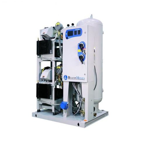 Medical air compression system SAS02D080VD BeaconMedaes spiral
