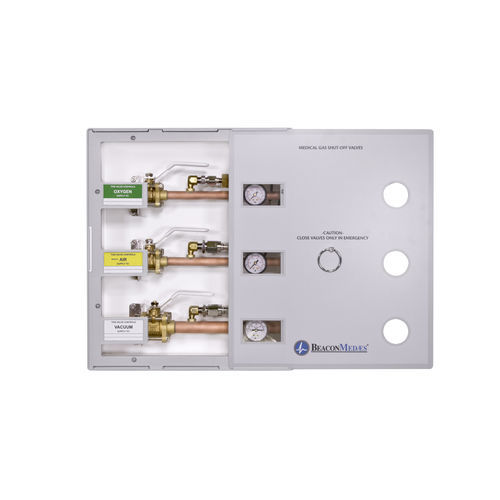 Medical gas valve AZVB1 BeaconMedaes polycarbonate