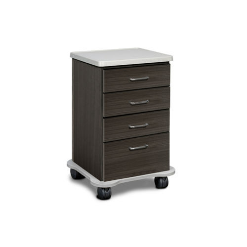 Hospital cabinet - 4940-C - Clinton Industries - with drawer / metal / gray