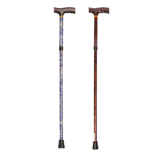 T-handle walking stick - US Combo Pack A - Drive DeVilbiss Europe - height-adjustable / folding / anti-slip
