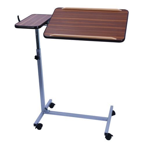 Height-adjustable overbed table - Deluxe  - Drive DeVilbiss Europe - on casters / tilting