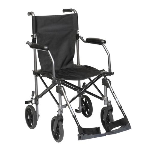 Indoor patient transfer chair - TraveLite - Drive DeVilbiss Europe - outdoor / on casters / folding