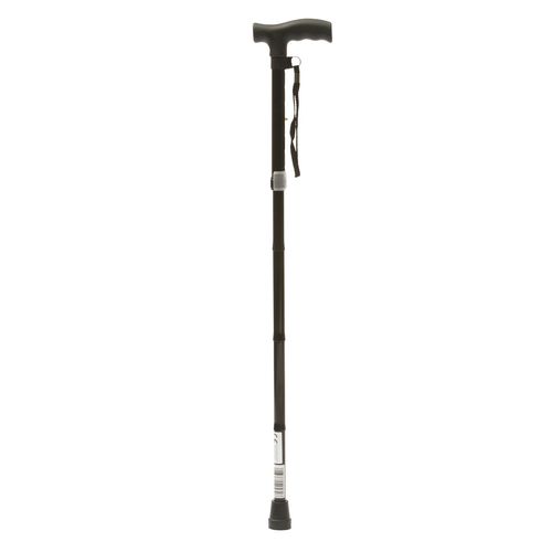 T-handle walking stick - WS0015SRT - Drive DeVilbiss Europe - height-adjustable / folding