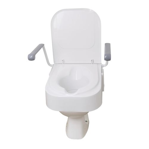 Raised toilet seat with armrests - TSE150 - Drive DeVilbiss Europe