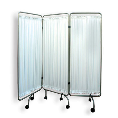 Hospital screen on casters WS3F Eagle Star Metallic folding / 3