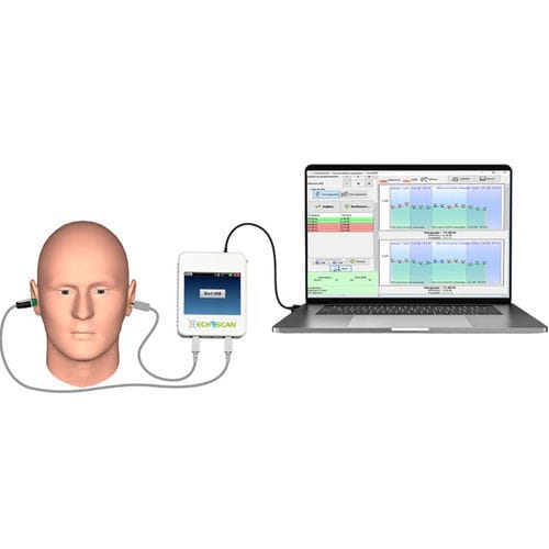 Audiometer - Echoscan® - Echodia - otoacoustic emission screening system / screening audiometer / acoustic reflex tester