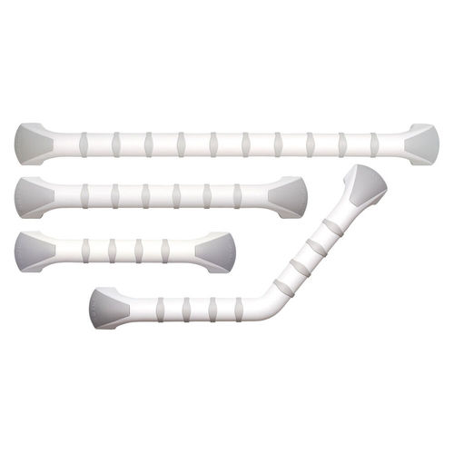 Bathroom grab bar - 80210040 - Etac - aluminum / plastic / wall-mounted