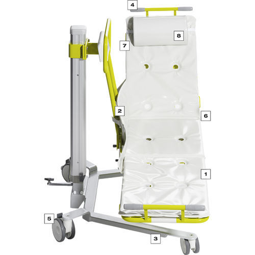 Hydraulic patient lift - NOVUM 200 - Georg Krämer Ges - on casters