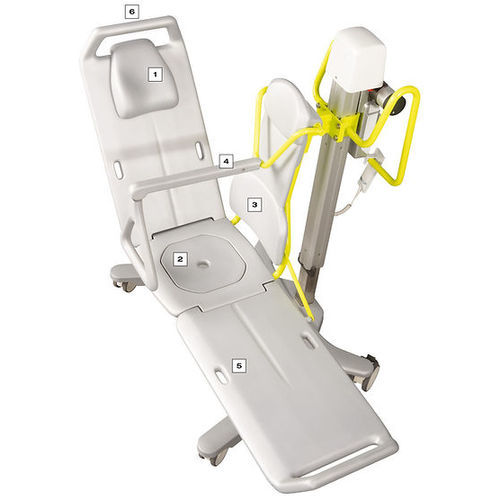 Electric patient lift - NOVUM 2000 - Georg Krämer Ges - on casters / for bathtub