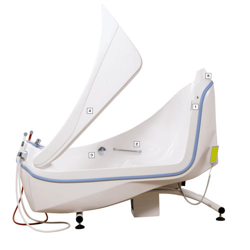 Electric medical bathtub - RELAX - Georg Krämer Ges - with side access / with bath seat