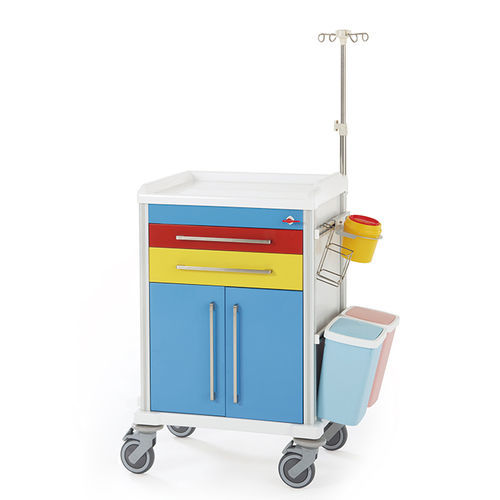 Medical trolley - F-44 - Hebei Pukang Medical Instruments - emergency / for general purposes / medicine
