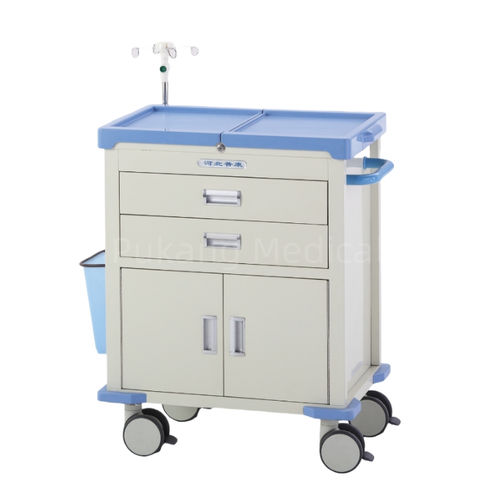 Medical trolley - F-42 - Hebei Pukang Medical Instruments - emergency / for general purposes / medicine