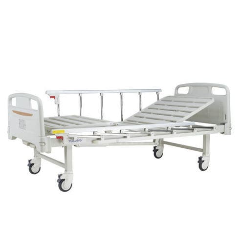 Hospital bed - B-16 - Hebei Pukang Medical Instruments - manual / fixed-height / on casters
