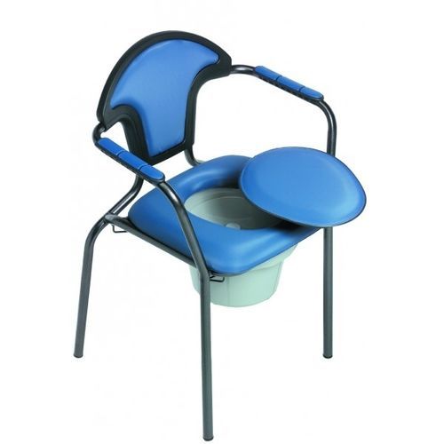 Commode chair with armrests - Open - HERDEGEN - with bucket / with cutout seat