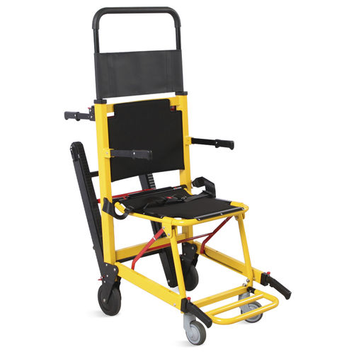 Folding stretcher chair - SKB1C02-1 - Jiangsu Saikang Medical Equipment - adjustable / on casters / with legrest
