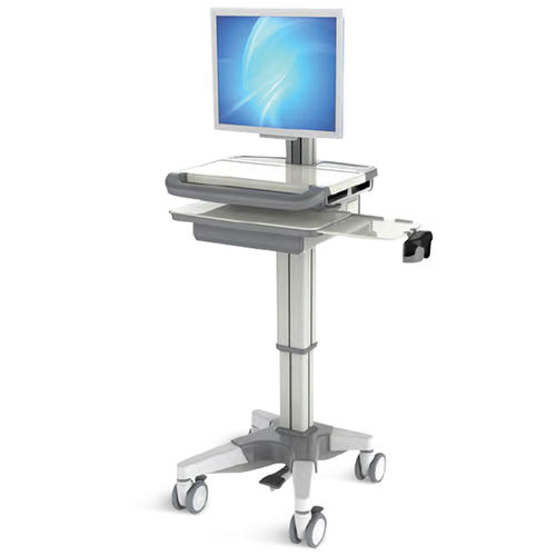 Battery-powered computer cart - SKR-AB00 - Jiangsu Saikang Medical Equipment - height-adjustable