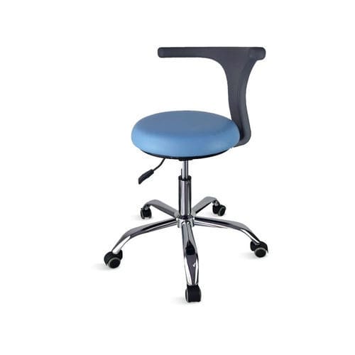 Pneumatically-actuated dental chair - SE802 - Jiangsu Saikang Medical Equipment - mobile / silver-colored / height adjustable