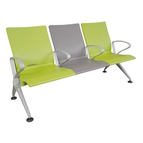 Waiting room beam chair - SKE011-2 - Jiangsu Saikang Medical Equipment - with armrests / 3-seater