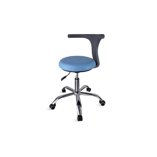 Pneumatic dental chair - SKE802 - Jiangsu Saikang Medical Equipment - mobile / silver-colored / height adjustable
