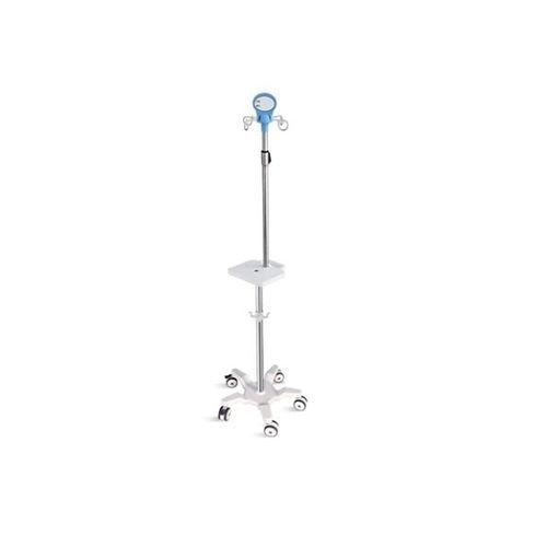 IV pole on casters - SKHO41(16) - Jiangsu Saikang Medical Equipment - 4-hook / with infusion pump bracket / for syringe pumps