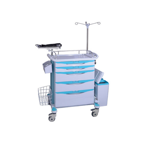 Emergency trolley - YFS-004 - Jiangsu Yongfa Medical Equipment Technology - for instruments / for defibrillator / utility