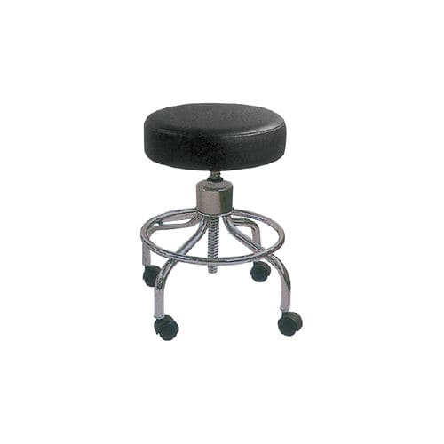 Healthcare facility stool - YF-HS-005 - Jiangsu Yongfa Medical Equipment Technology - height-adjustable / rotating / with footrest