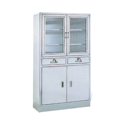 Instrument cabinet - YFQ028 - Jiangsu Yongfa Medical Equipment Technology - hospital / with shelf / with door