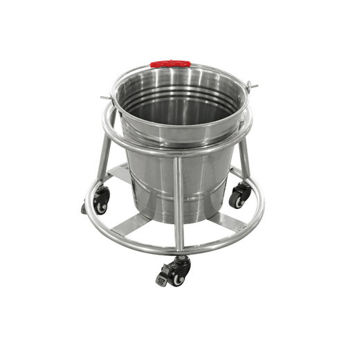 Trolley-mounted surgical basin stand - YFQ-200 - Jiangsu Yongfa Medical Equipment Technology - stainless steel