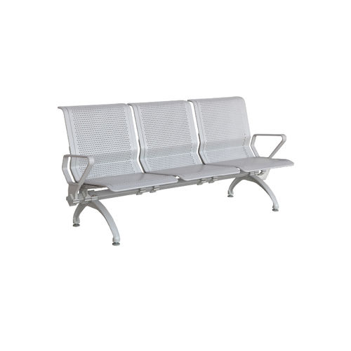 Waiting room beam chair - YF-HS-008 - Jiangsu Yongfa Medical Equipment Technology - with high backrest / 3-seater