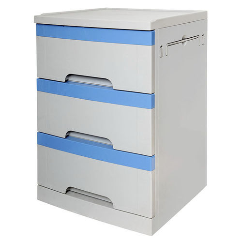 Bedside cabinet with compartments - YFZ031 - Jiangsu Yongfa Medical Equipment Technology