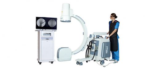 Mobile C-arm - Infinity  - Trivitron Healthcare - with video column