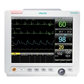 Tabletop patient monitor - i Vita12V  - Trivitron Healthcare - ECG / temperature / NIBP