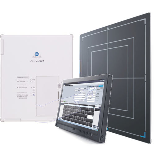 Multipurpose radiography flat panel detector - AeroDR NS - Konica Minolta Healthcare - portable / waterproof / 14 x 17