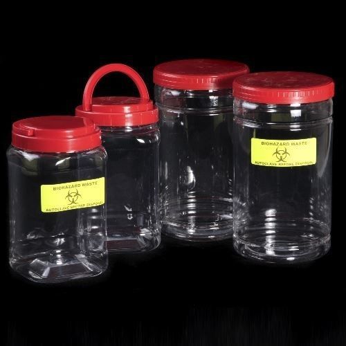 Waste container - 870004H - Medline Scientific - for biohazards / polyethylene