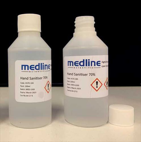 70% hand sanitizer - MDHS70-100 - Medline Scientific - 100 ml