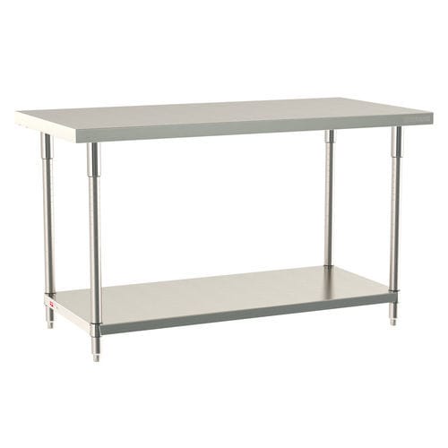 Work table - TableWorx - InterMetro - rectangular / square / stainless steel