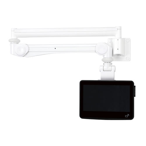Articulated support arm - HA-60 series - Modern Solid Industrial - folding / for monitors / medical