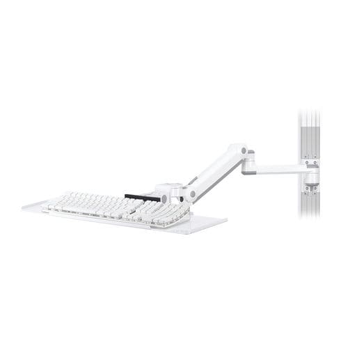 Railmounted keyboard support arm HMA8627 Modern Solid Industrial