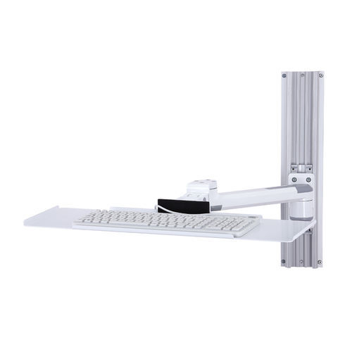 Articulated support arm - HM-8517 - Modern Solid Industrial - for keyboards / medical / rail-mounted