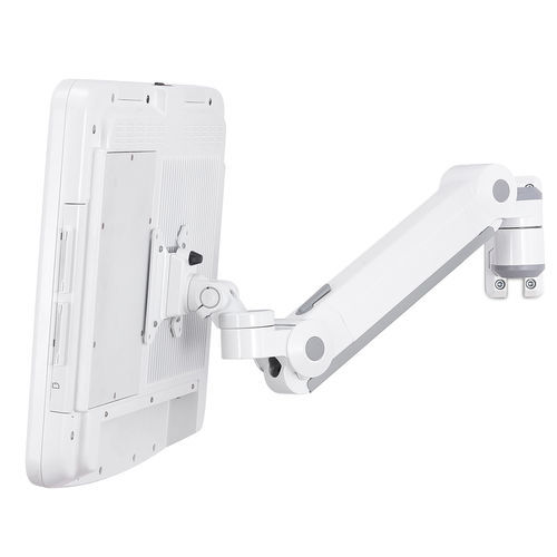 Articulated support arm - HM series - Modern Solid Industrial - for monitors / medical / wall-mounted