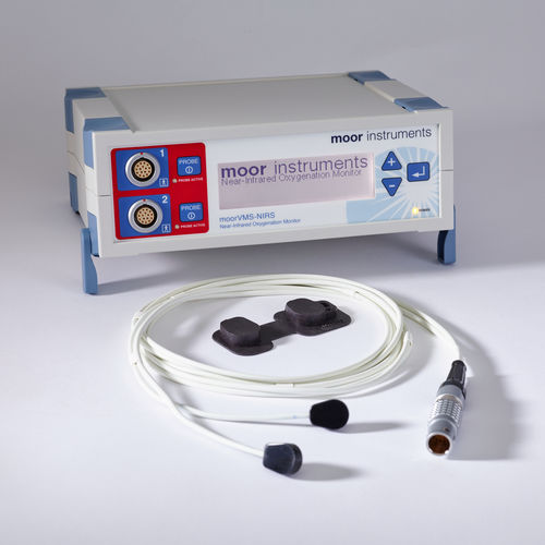 Tabletop patient monitor - MOORVMS-NIRS - Moor Instruments - hemoglobin / transcutaneous oxygen pressure / intensive care