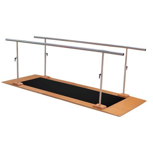 Height-adjustable rehabilitation parallel bars - 59BR3PA20 - ORTHOS XXI - base-mounted