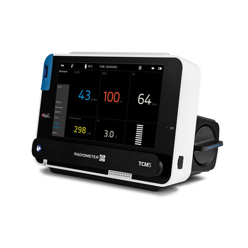 Transcutaneous patient monitor - TCM5 BASIC - Radiometer Medical - portable / tabletop / RESP