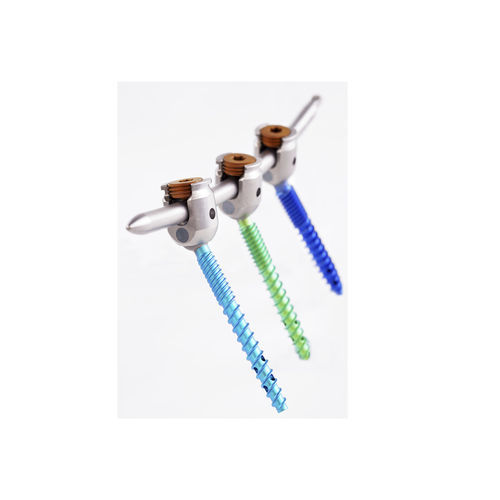 Thoraco-lumbar pedicle screw - Sanatmetal - polyaxial / cannulated / metallic