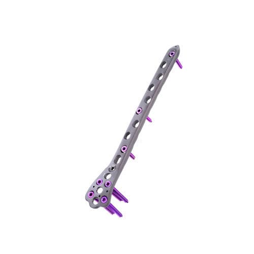 Femur compression plate - Vortex  - Sanatmetal - distal / locking / titanium
