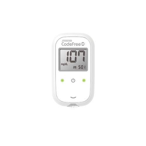 GOD blood glucose monitor - Codefree plus BT - SD BIOSENSOR. INC - hematocrit / with lancing device / Bluetooth