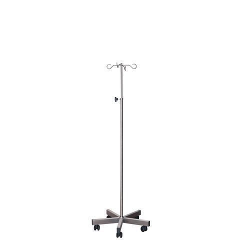 IV pole on casters SunIV09 Sunflower Medical 4hook / stainless