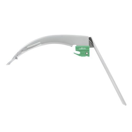 McCoy laryngoscope blade - DS.3940.175.20 - Timesco - metal / fiber optic